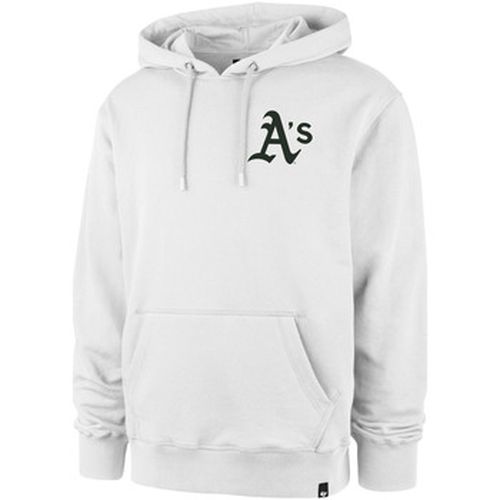 Sweat-shirt 47 HOODIE MLB OAKLAND ATHLETICS LC BACKER HELIX WHITE WASH - '47 Brand - Modalova