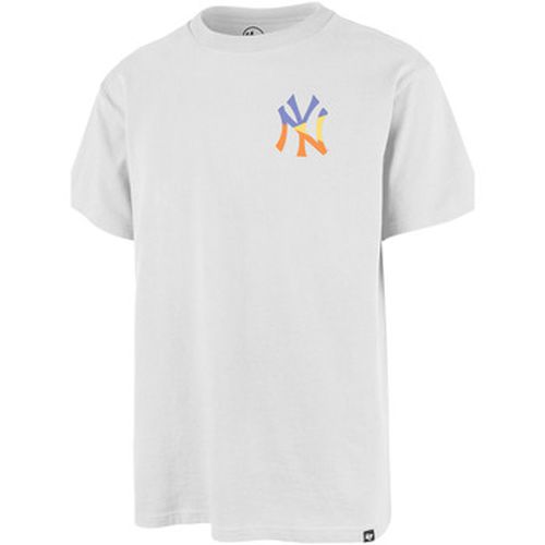 T-shirt 47 TEE MLB NEW YORK YANKEES WORLD SERIES BACKER ECHO WH WASH - '47 Brand - Modalova