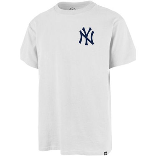 T-shirt 47 TEE MLB NEW YORK YANKEES W SERIES BACKER ECHO WHITE WASH - '47 Brand - Modalova