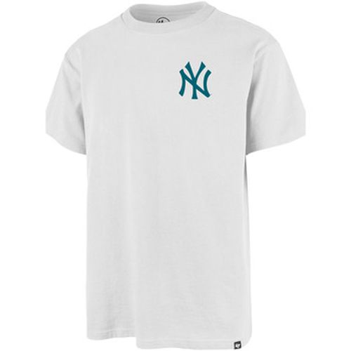T-shirt 47 TEE MLB NEW YORK YANKEES BACKER ECHO WHITE WASH - '47 Brand - Modalova