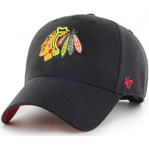 Casquette 47 NHL CAP CHICAGO BLACKHAWKS BALLPARK SNAP MVP BLACK RED - '47 Brand - Modalova