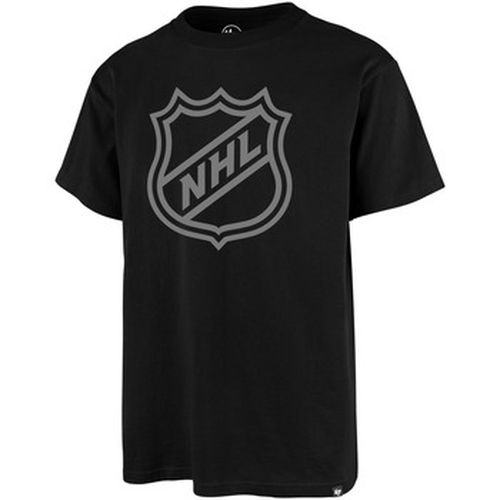 T-shirt 47 NHL TEE CURRENT SHIELD PRINT ECHO JET BLACK BLACK - '47 Brand - Modalova