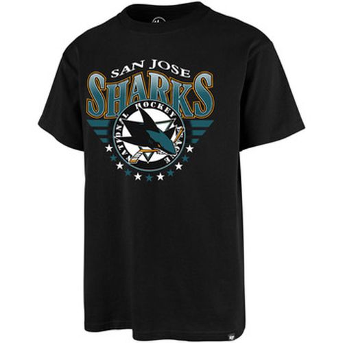 T-shirt 47 TEE SS NHL SAN JOSE SHARKS ECHO JET BLACK - '47 Brand - Modalova