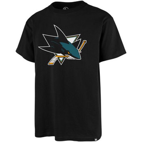 T-shirt 47 NHL TEE SAN JOSE SHARKS PRINT ECHO JET BLACK - '47 Brand - Modalova