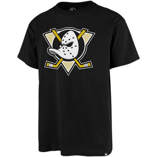 T-shirt 47 NHL TEE ANAHEIM DUCKS PRINT ECHO JET BLACK - '47 Brand - Modalova