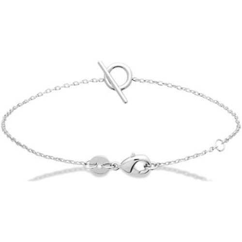 Bracelets Bracelet argent rhodié anneau barré - Brillaxis - Modalova