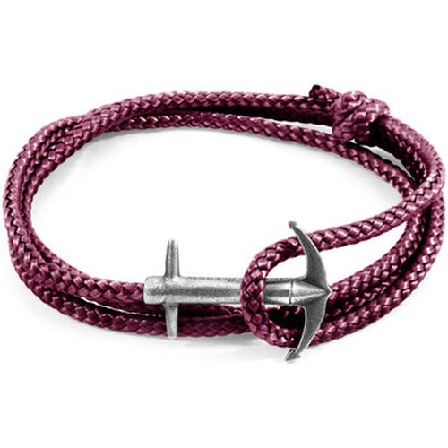 Bracelets Bracelet Ancre Admiral Argenté Et Corde - Anchor & Crew - Modalova