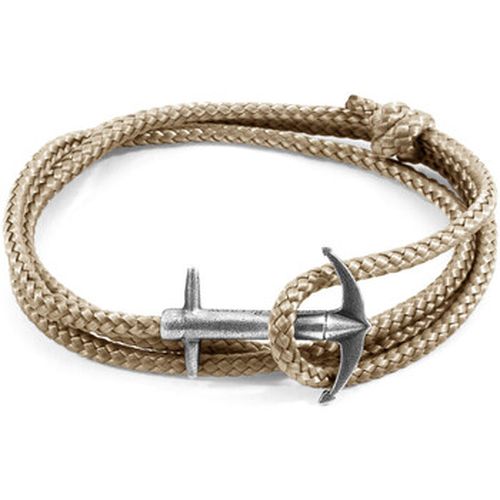 Bracelets Bracelet Ancre Admiral Argenté Et Corde - Anchor & Crew - Modalova