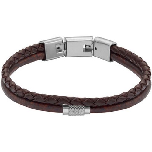 Bracelets Bracelet double en cuir maroon - Fossil - Modalova