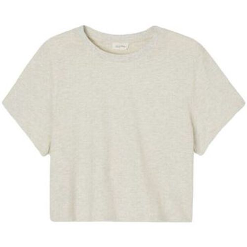 T-shirt T-shirt Ypawood Cropped Heather Grey - American Vintage - Modalova