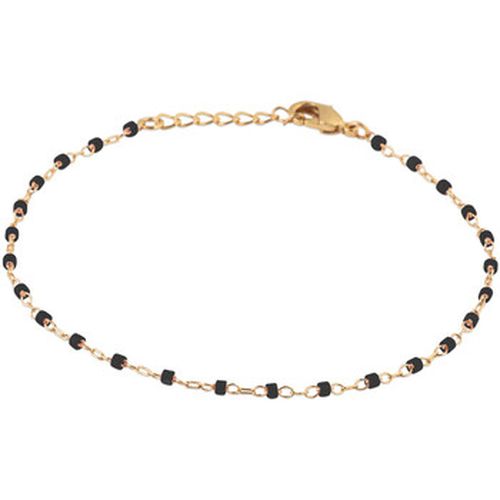 Bracelets Bracelet plaqué or perles Miyuki noir - Brillaxis - Modalova