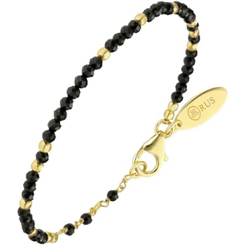 Bracelets Bracelet Argent Simple Perles Naturelles Noires - Orusbijoux - Modalova