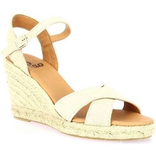 Espadrilles Espadrille cuir velours - Pao - Modalova