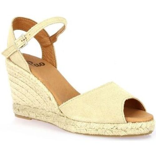 Espadrilles Espadrille cuir velours - Pao - Modalova