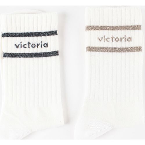 Chaussettes VICTORIA THINGS CHAUSSETTE HAUTE COTON LUREX 9123011 - V Things - Modalova