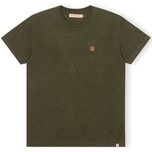 T-shirt T-Shirt Regular 1340 WES - Army/Melange - Revolution - Modalova
