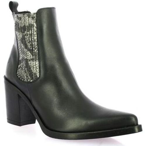 Boots Boots cuir python - Emanuele Crasto - Modalova