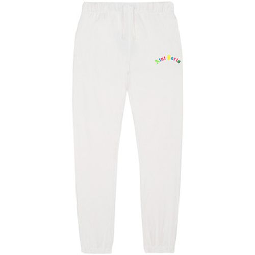 Jeggins / Joggs Jeans Atnt Color - Bas Jogging Coton Off White Brodé - Atnt Paris - Modalova