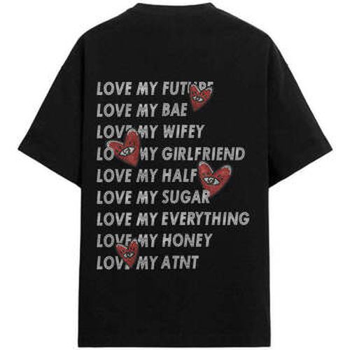 T-shirt St Valentin - Tee shirt Unisexe Love heart Strass - Atnt Paris - Modalova