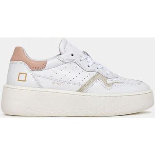 Baskets W997-ST-CA-WP - STEP CALF-WHITE PINK - Date - Modalova