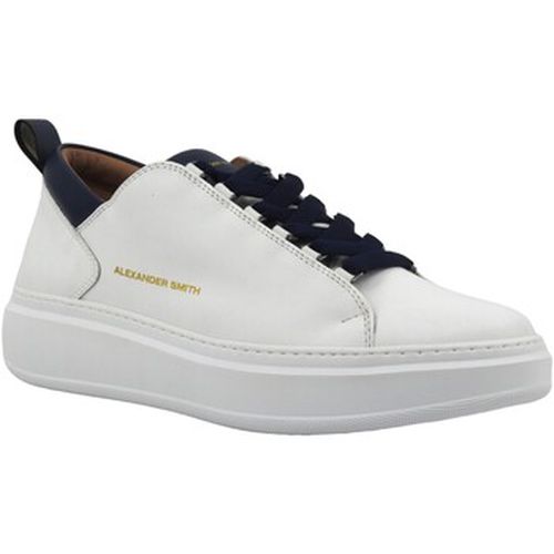 Chaussures Wembley Sneaker Uomo White Blue WYM2260 - Alexander Smith - Modalova