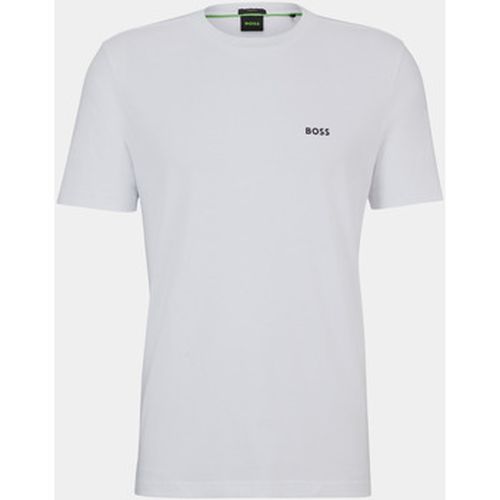 T-shirt T-shirt casuals avec logo contrasté - BOSS - Modalova