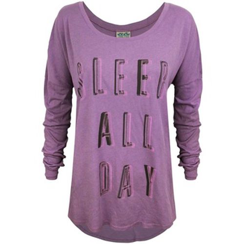 T-shirt Sleep All Day Rock All Night - Junk Food - Modalova