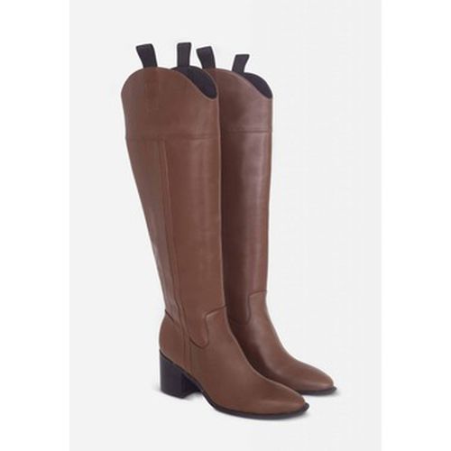 Bottes Bottess en cuir Canna - talon de 6.5cm - Mangará - Modalova