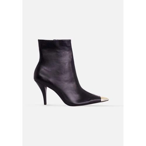 Boots Bottess en cuir Inga talon de 8,7 cm Noir - Mangará - Modalova