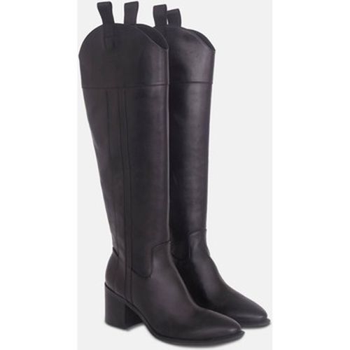 Bottes Bottess en cuir Canna - talon de 6.5cm - Mangará - Modalova