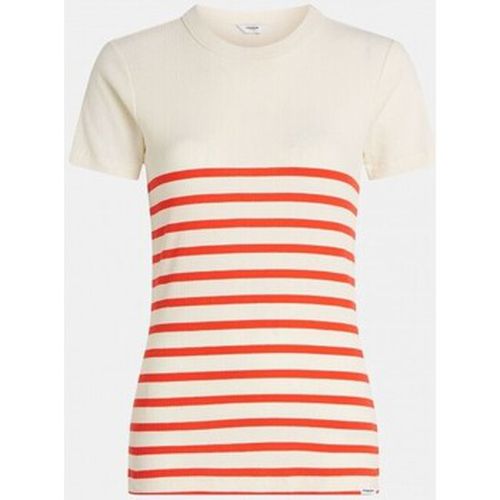 T-shirt Tshirt Stripe Coral - Penn & Ink - Modalova
