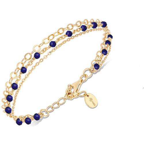 Bracelets Bracelet Argent Triple Chaine Petite Perles Pierre - Orusbijoux - Modalova