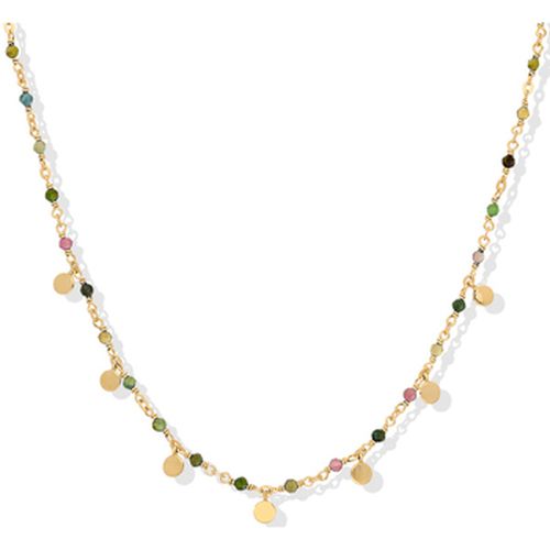 Collier Collier Argent Petites Perles Pampilles Et Pierre - Orusbijoux - Modalova