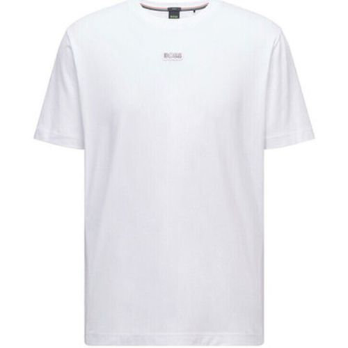 T-shirt T-shirt Tee-Tape en coton stretch à logo multicol - BOSS - Modalova