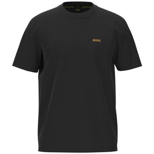 T-shirt T-Shirt Tee avec logo floqué doré - BOSS - Modalova