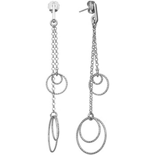 Boucles oreilles Boucles D'oreilles Argent Rhodié Diamantées Pendantes - Orusbijoux - Modalova