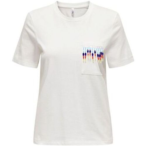 T-shirt 15315348 TRIBE-CLOUD DANCER - Only - Modalova