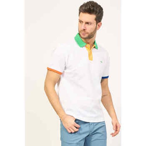 T-shirt Polo en coton avec contrastes - Harmont & Blaine - Modalova