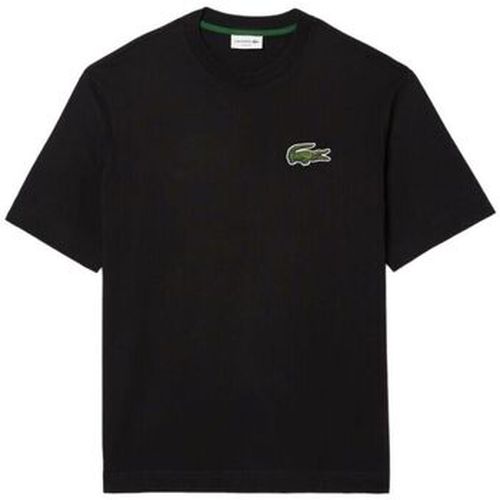 T-shirt T-shirt Loose Fit Large Crocodile Black - Lacoste - Modalova