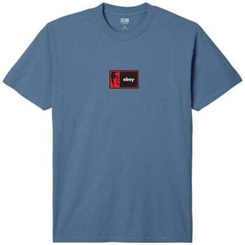 T-shirt T-shirt Half Icon Pigment Coronet Blue - Obey - Modalova
