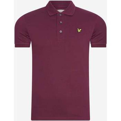 T-shirt Polo uni - bordeaux - Lyle & Scott - Modalova