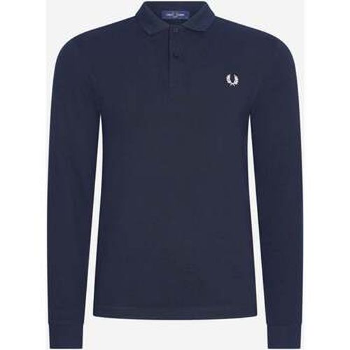 Polo Chemise unie LS - marine - Fred Perry - Modalova