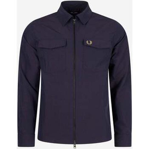 Chemise A Zip overshirt - marine - Fred Perry - Modalova