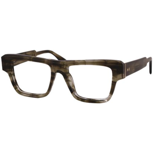 Lunettes de soleil CARNEY Cadres Optiques, Vert rayé/Fumée, 51 mm - Xlab - Modalova