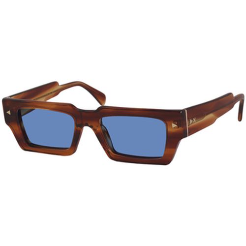 Lunettes de soleil AUCKLAND Lunettes de soleil, Marron rayé/Bleu clair, 53 mm - Xlab - Modalova