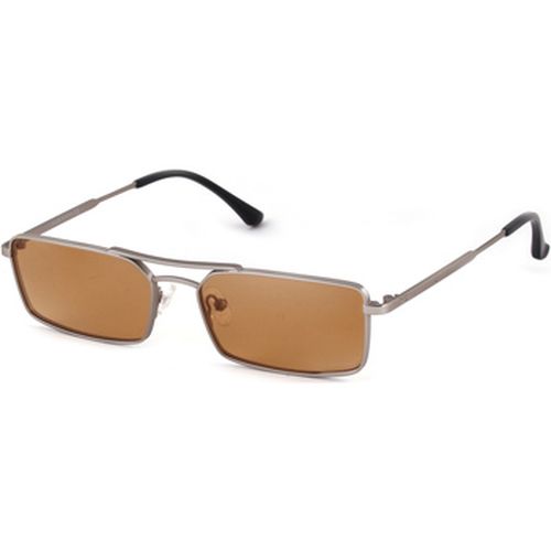 Lunettes de soleil MAURICE Cadres Optiques, Argent/Marron, 55 mm - Xlab - Modalova