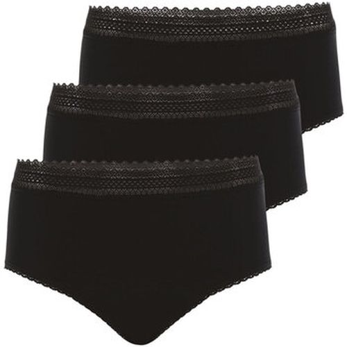 Bandeaux & bretelles amovibles Lot de 3 culottes taille haute pour les règles Coton bio Secret - Athena - Modalova