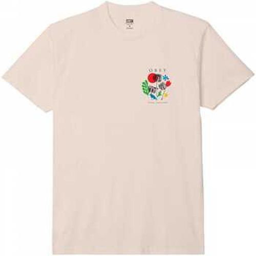 T-shirt flowers papers scissors - Obey - Modalova