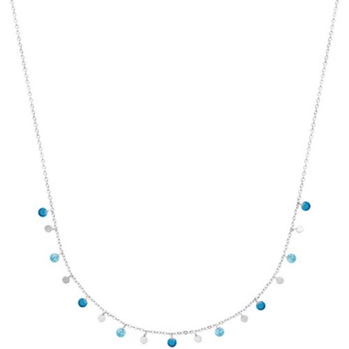 Collier Collier argent pampilles bleues - Brillaxis - Modalova