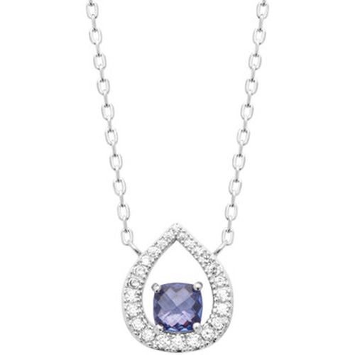 Collier Collier argent goutte bleue - Brillaxis - Modalova